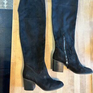Bp. Over the knee faux suede boots